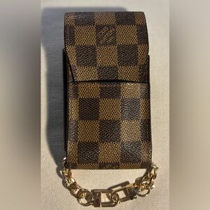 Louis Vuitton Damier Ébène Mini Pouch – Vintage!
